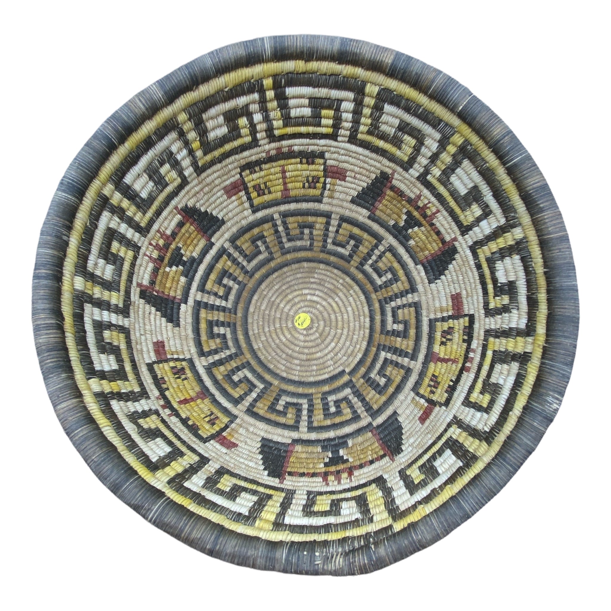 Large Coiled Hopi Basket 10.5" W x 11.25" H