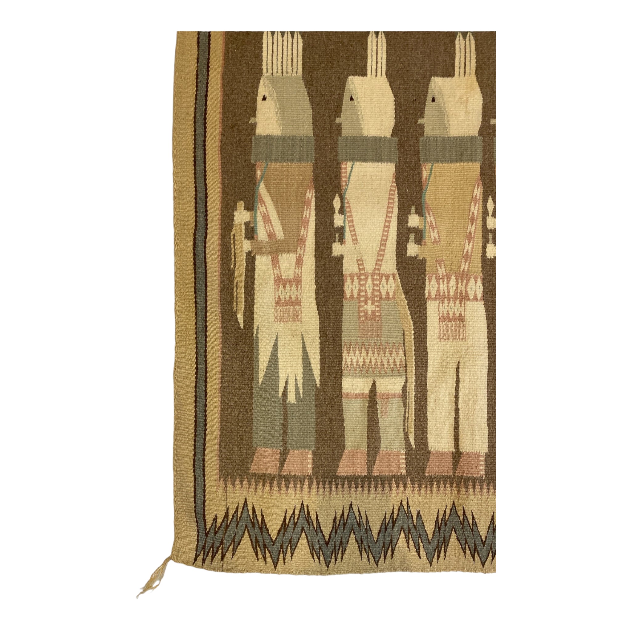 Vegetal Dye Yei Be Chai - 34" X 61"