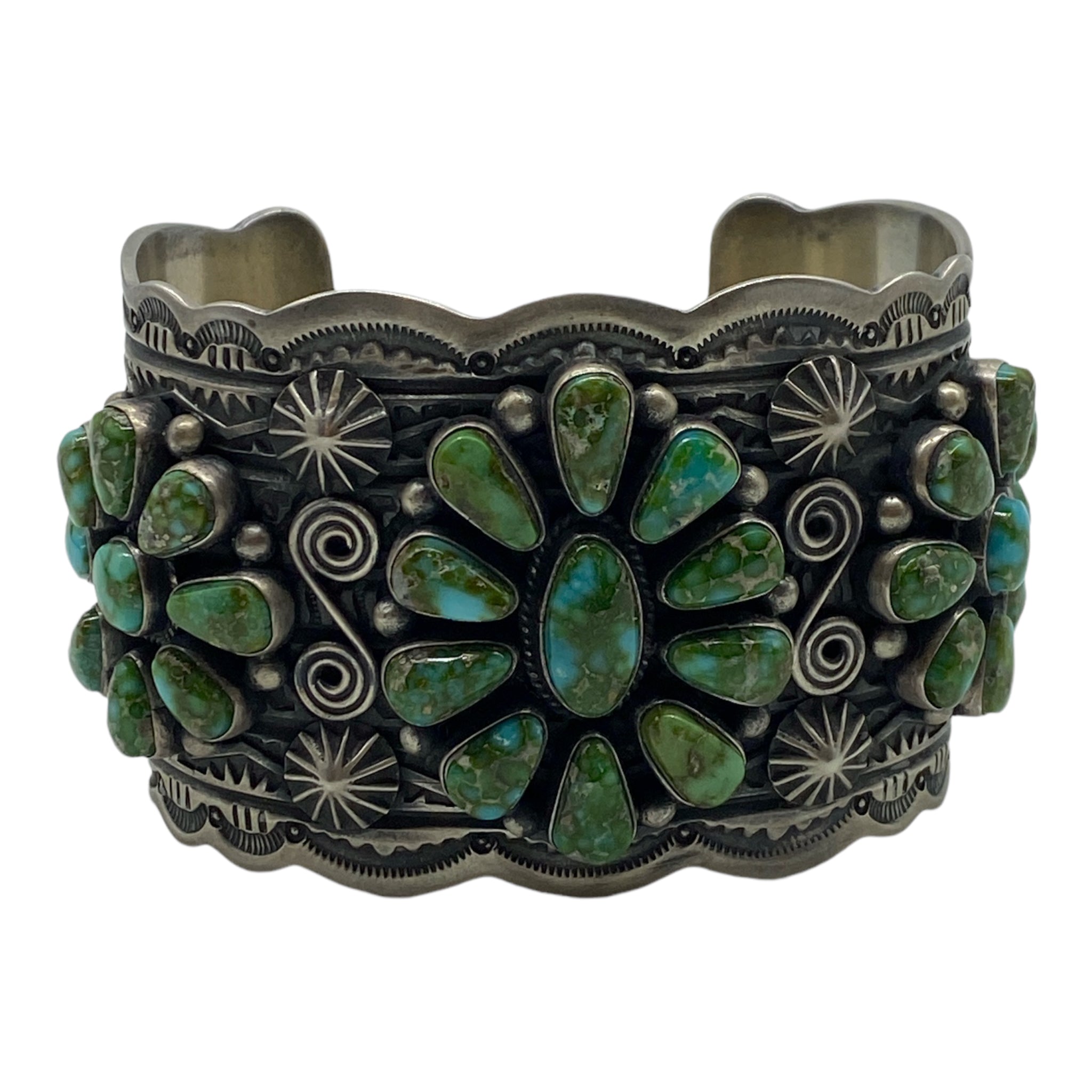 Darrell Cadman Navajo Cluster Bracelet