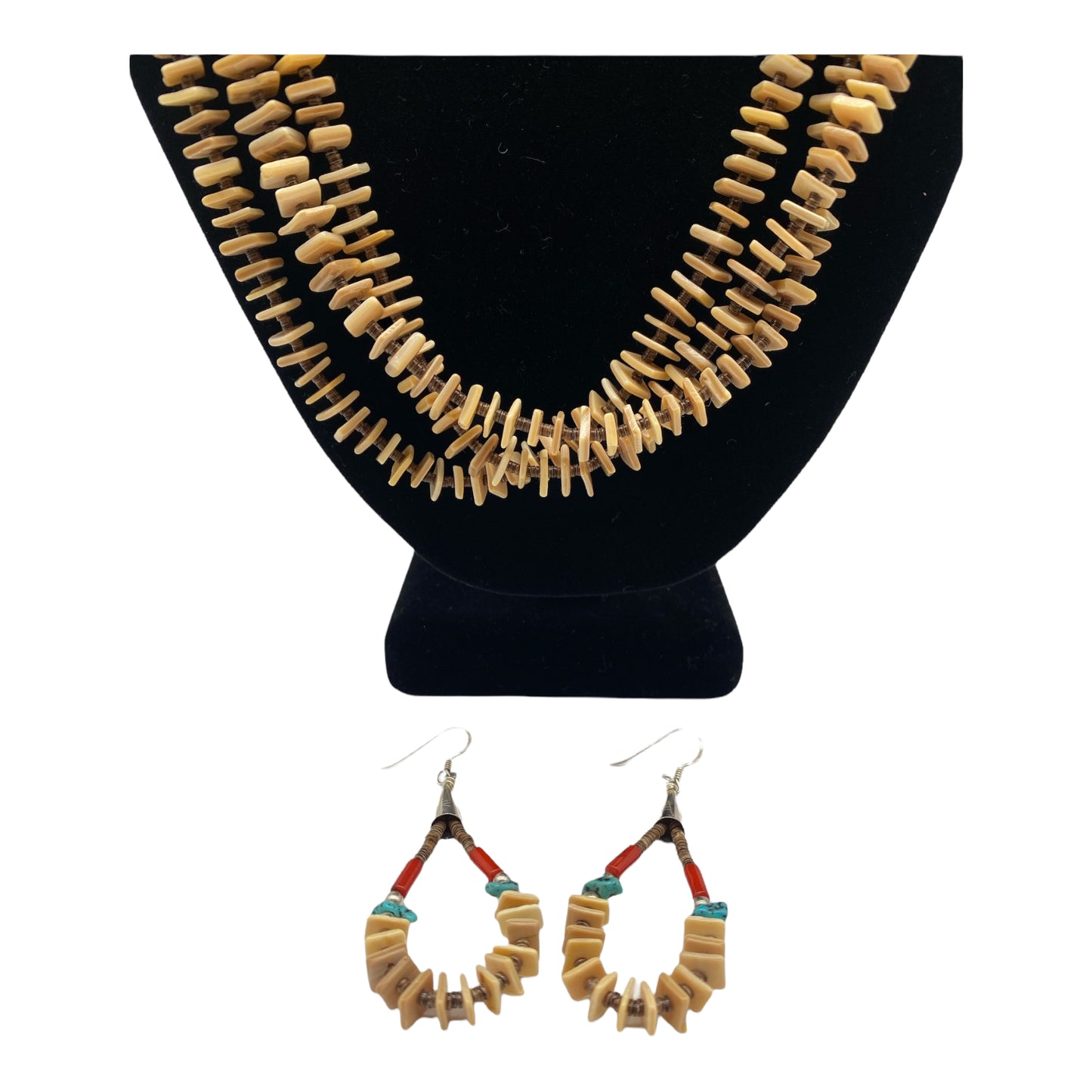 Navajo Necklace and Earring Set