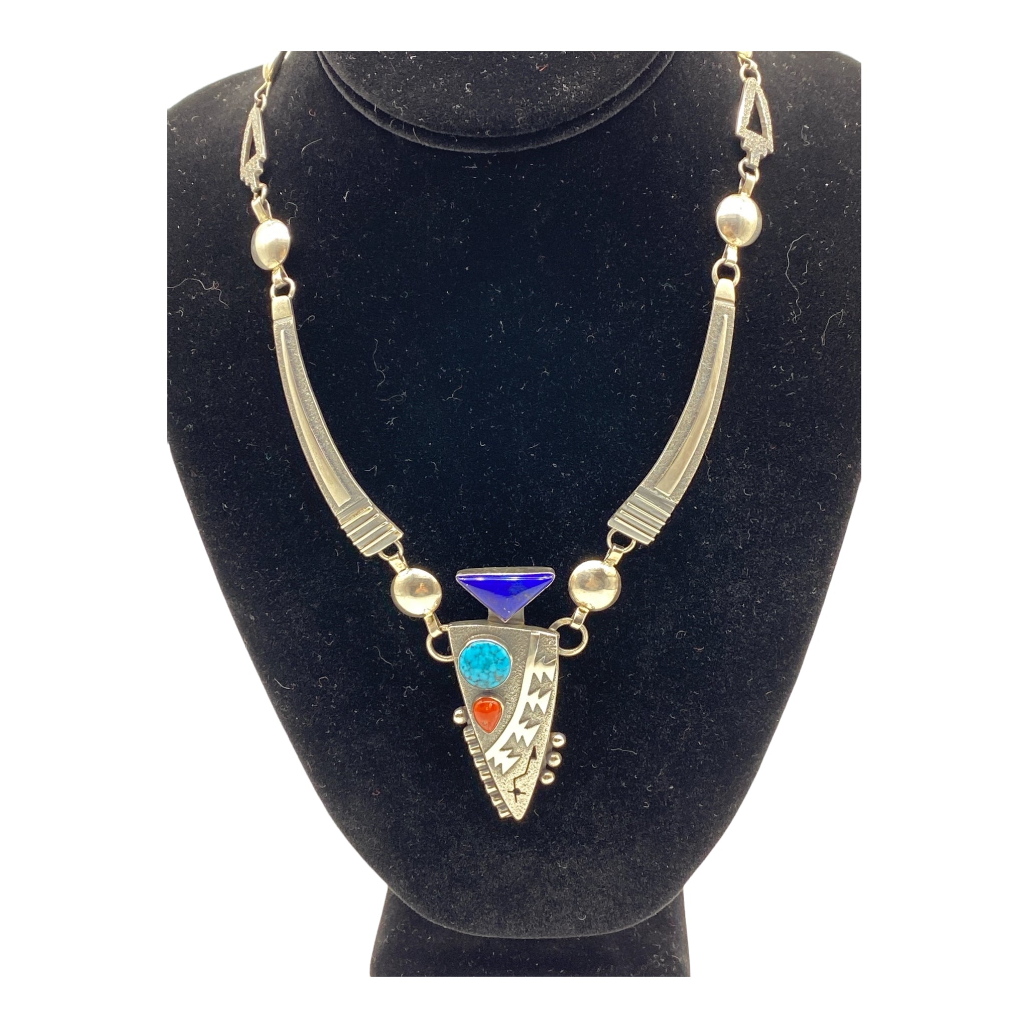 Jack Tom Navajo Necklace and Earring Set