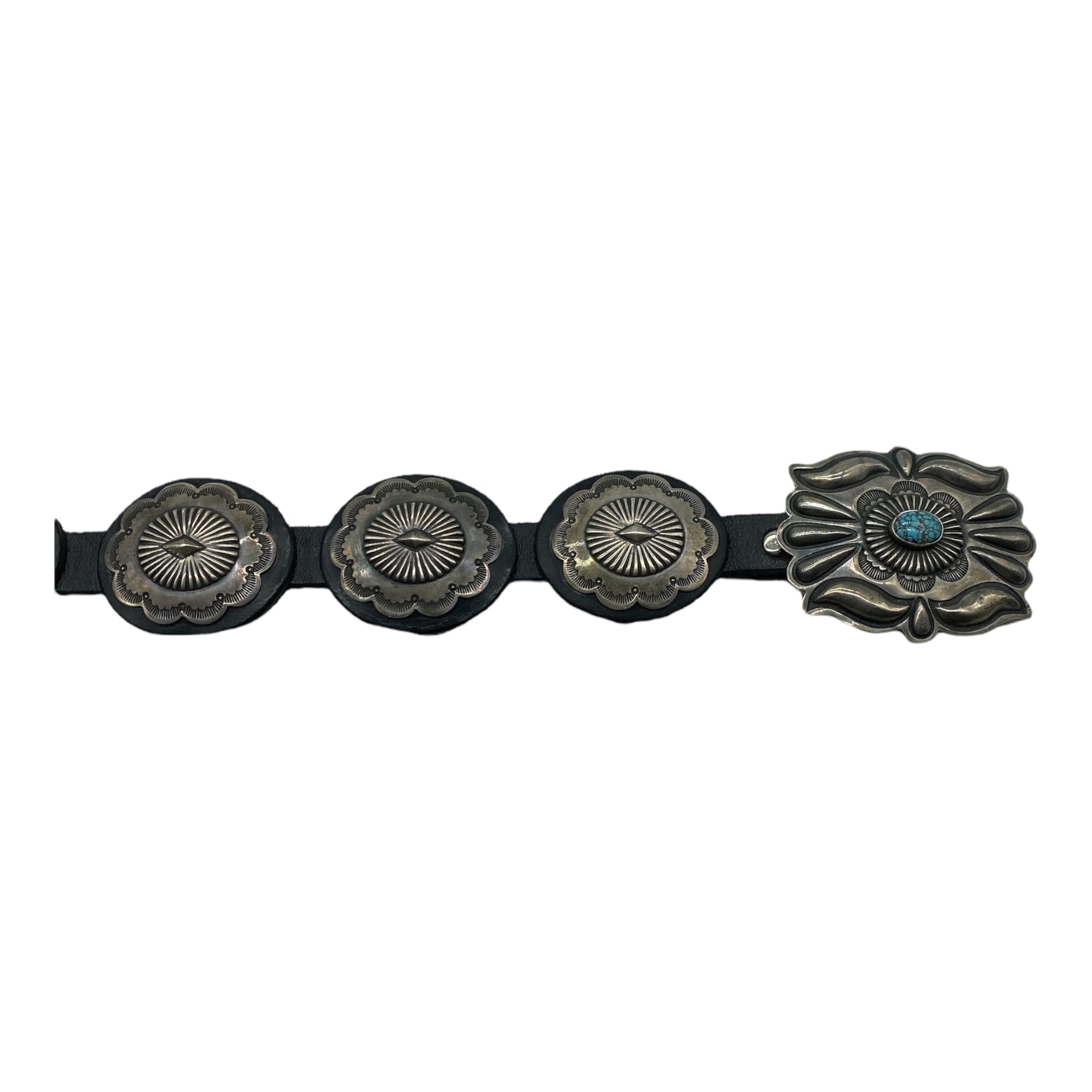 Vintage Navajo Concho Belt
