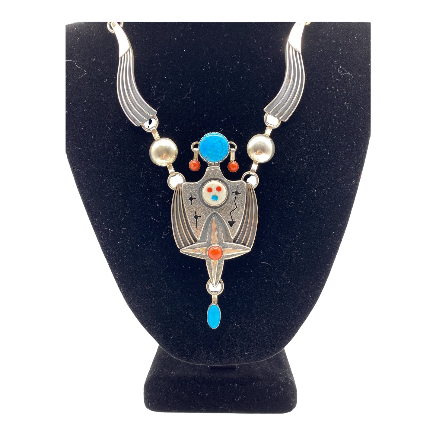 Jack Tom Navajo Necklace and Earring Set