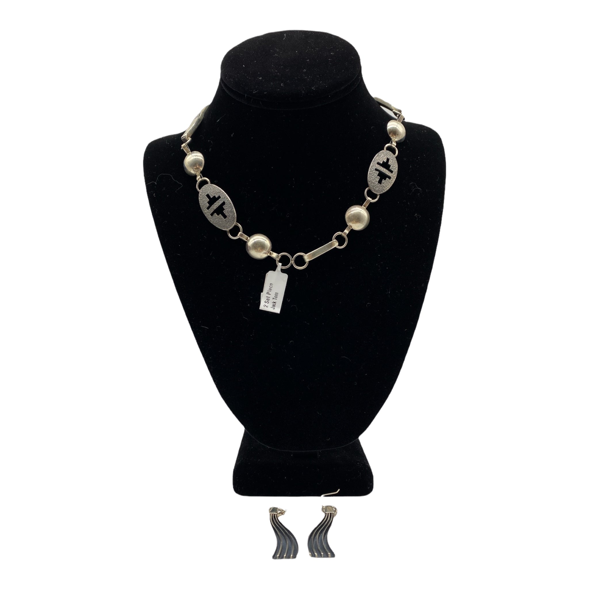 Jack Tom Navajo Necklace and Earring Set