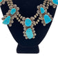 Vintage Navajo Silver and Turquoise Necklace